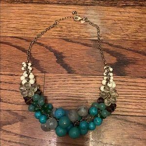 Big blue statement necklace from lia Sophia